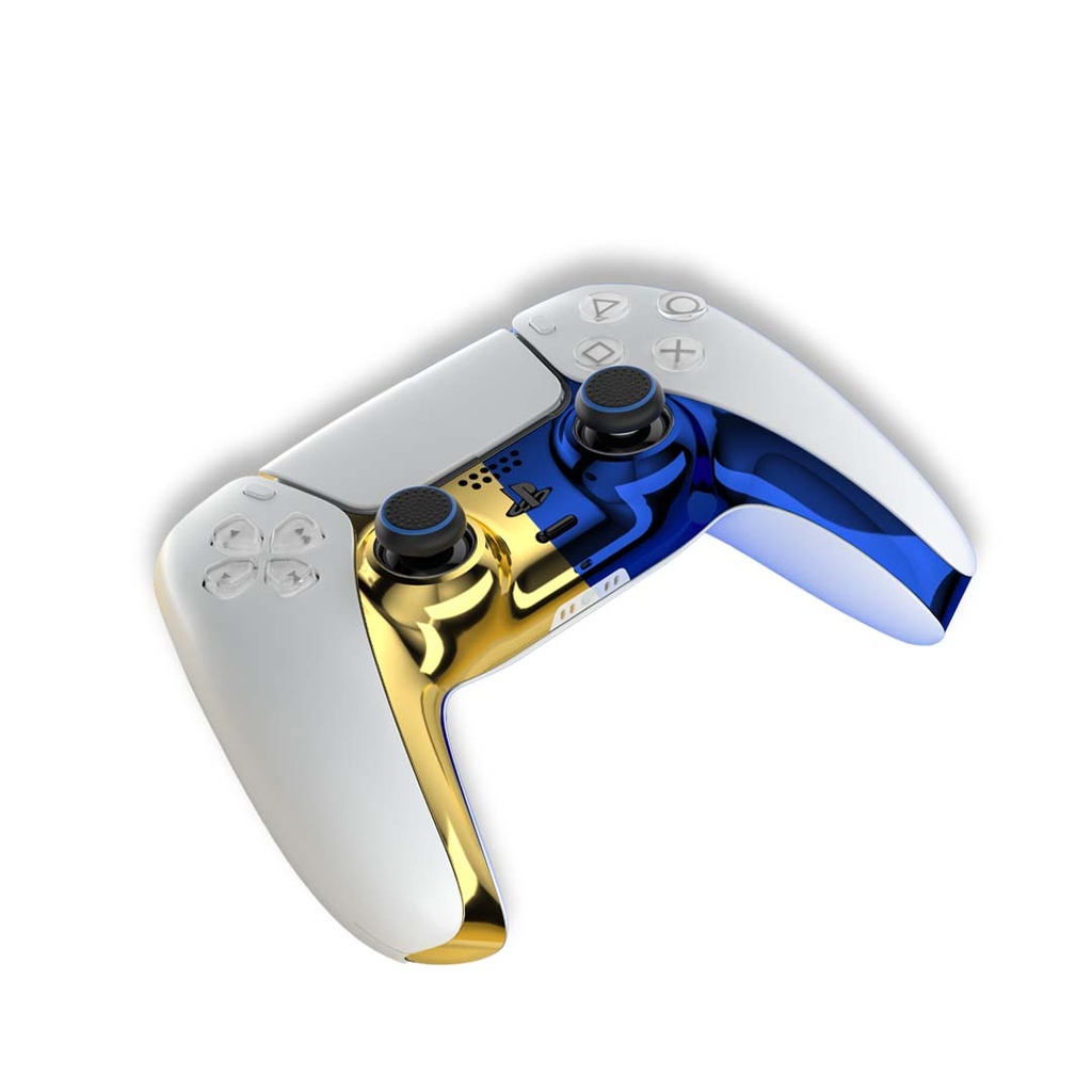 Porodo Gaming PS5 Controller Decorative Panel combo - Blue + Gold