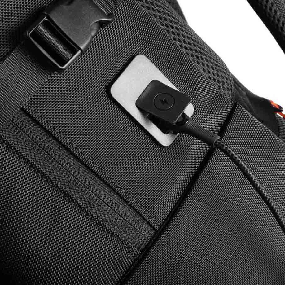 Porodo Gaming PU Laptop Backpack With USB-C Port and PS5 Compartment - Black