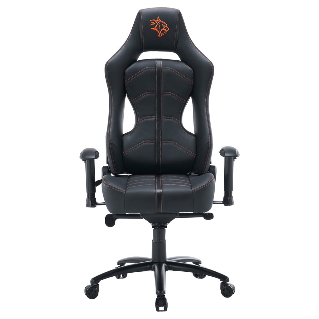 Porodo Gaming Predator Pro Chair Molded Backrest & Seat with 2D Armrest - Black/Orange