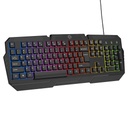 Porodo Gaming 4in1 Combo with Keyboard, Headphone, Mouse and Mouse Pad - Black
