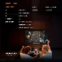 Porodo Gaming Projector with Controllers - Black