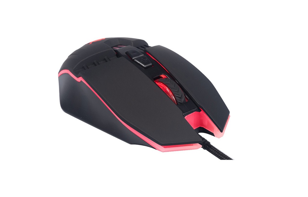 Porodo Gaming 7D Wired LED Mouse 8000 DPI - Black