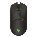 Porodo Gaming 7D Wireless RGB Mouse 10000 DPI with Built-In Rechargeable Battery 600mAh - Black