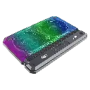 Porodo Gaming Crystal Shell Laptop Cooling Pad - Black