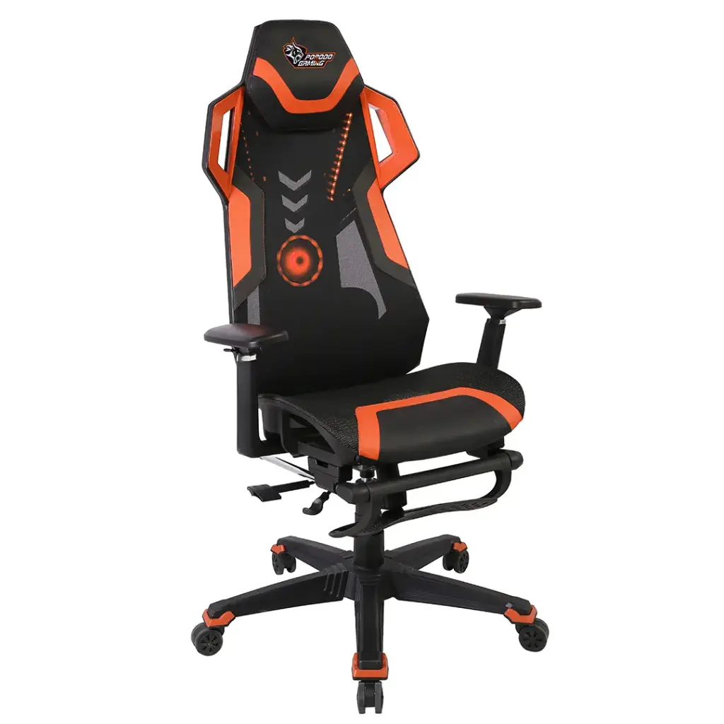 Porodo Gaming Ergonomic Gaming Chair - BlackOrange4.webp