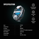 Porodo Gaming Freezing Semiconductor Mobile Cooling and Display - Grey