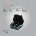 Porodo Gaming Ultra Low-Latency Gaming Earbuds - Black