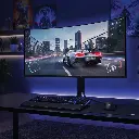 Porodo Gaming Ultra-Wide QHD 200HZ Gaming Monitor with Ergonomic 3-Axis Stand - Black3.webp