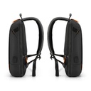 Porodo Gaming Water-Resistant PU Laptop Backpack With USB-C Port - Black