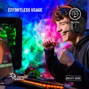 Porodo Gaming PC RGB ENC Gaming Headphones - Black