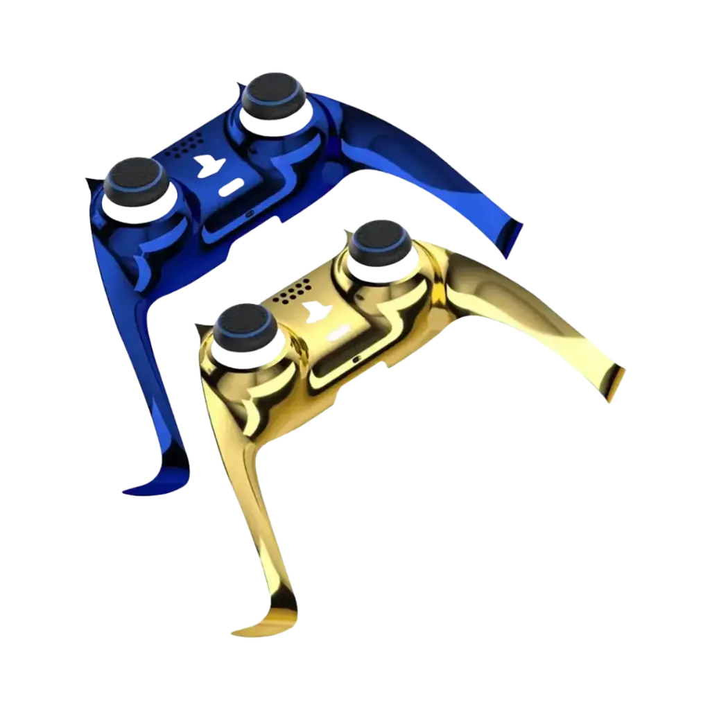 Porodo Gaming PS5 Controller Decorative Panel combo - Blue + Gold