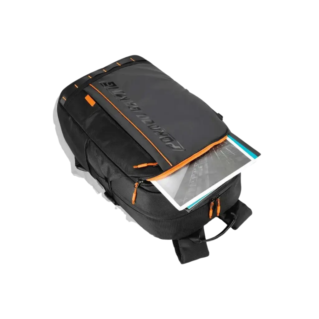 Porodo Gaming PU Laptop Backpack With USB-C Port and PS5 Compartment - Black