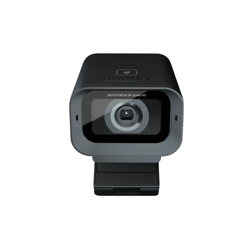 Porodo Gaming 2K 30fps Auto Focus Webcam with in-built Mic and Tripod