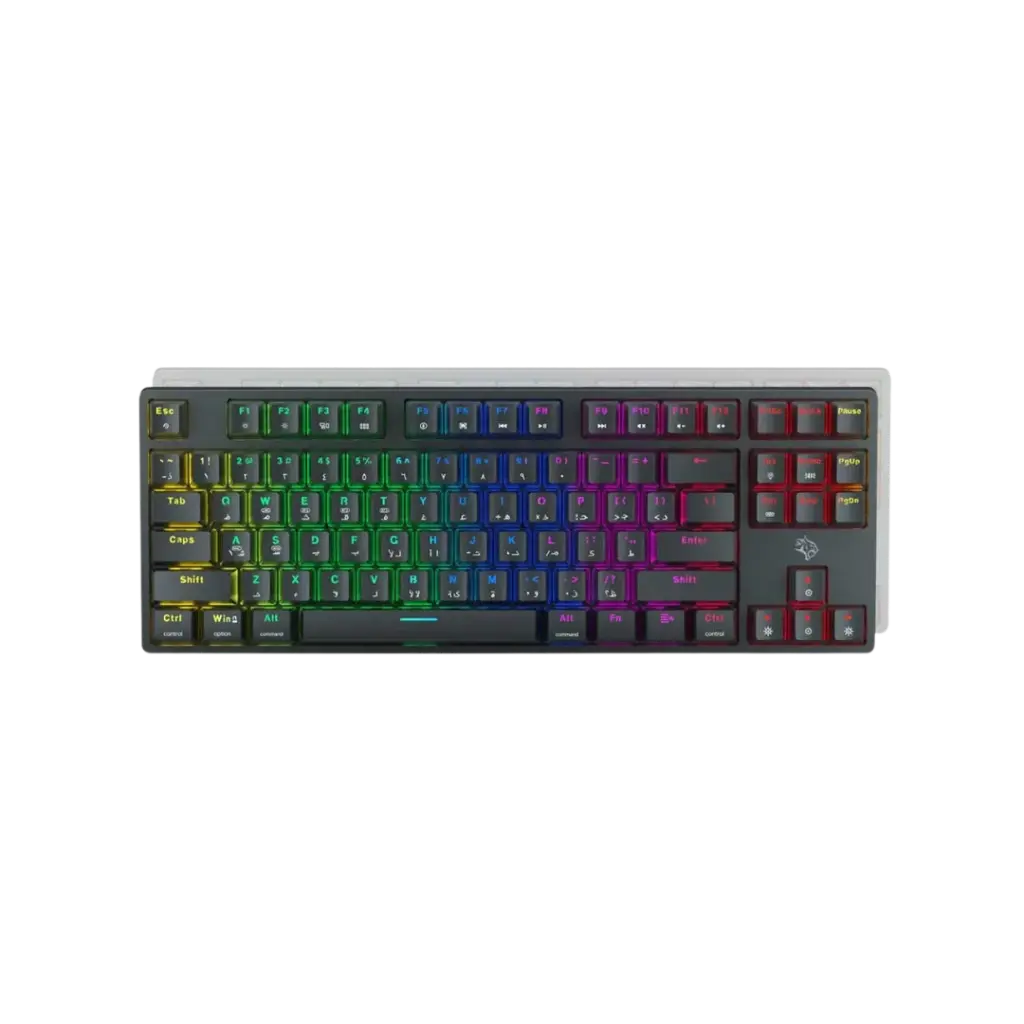 Porodo Gaming 3in1 Wireless Mechanical Keyboard TKL Gateron Switch