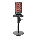 Porodo Gaming Professional RGB Condenser Microphone with Extension Stand - Black