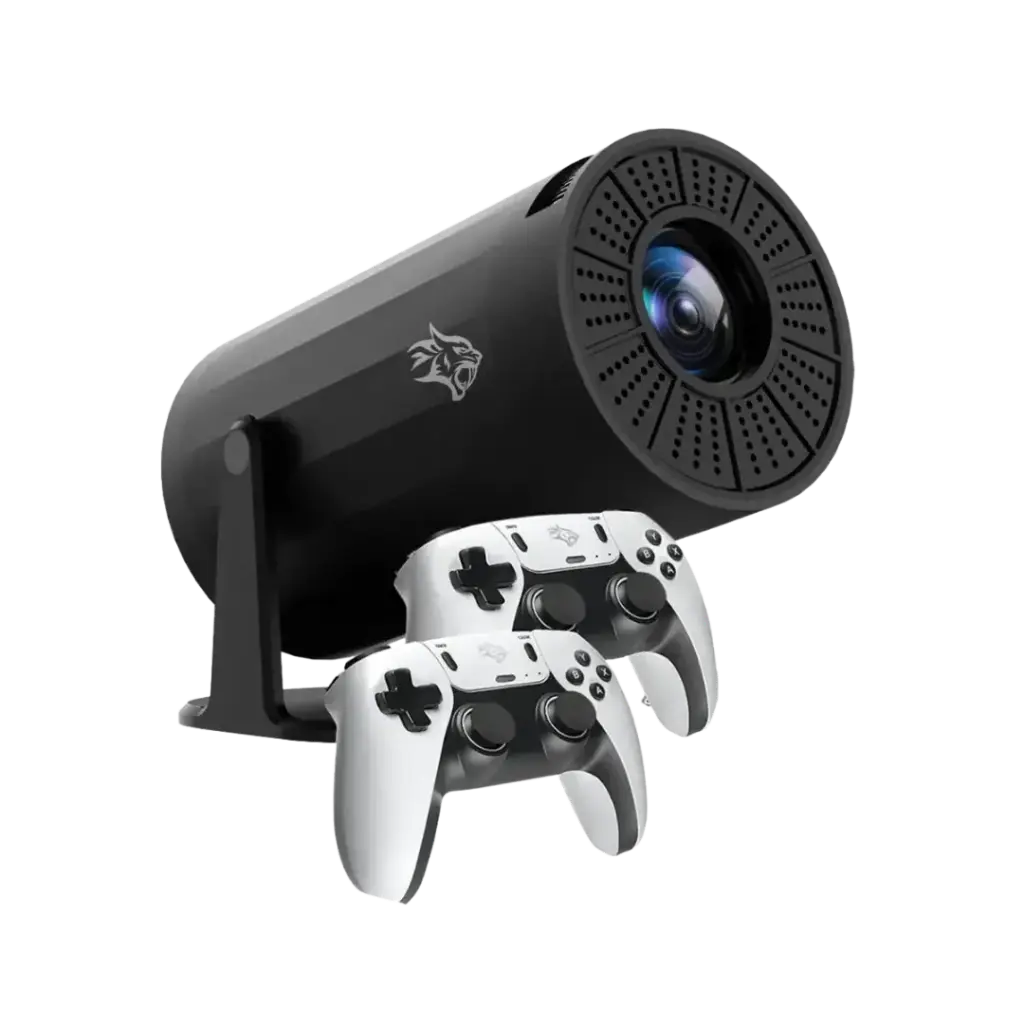 Porodo Gaming Projector with Controllers - Black