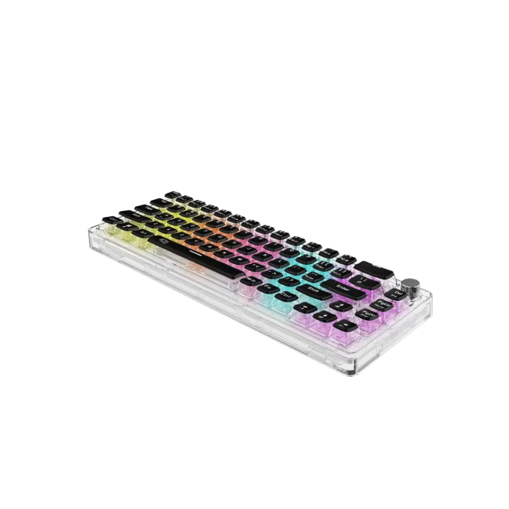 Porodo Gaming Pudding Keycaps Transparent Mechanical Keyboard