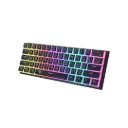 Porodo Gaming 61 Keys Pudding Mechanical Keyboard - Black
