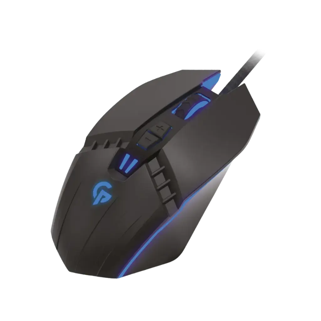 Porodo Gaming 7D Wired LED Mouse 8000 DPI - Black