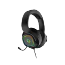 Porodo Gaming RGB Headphone with Detachable Microphone - Black