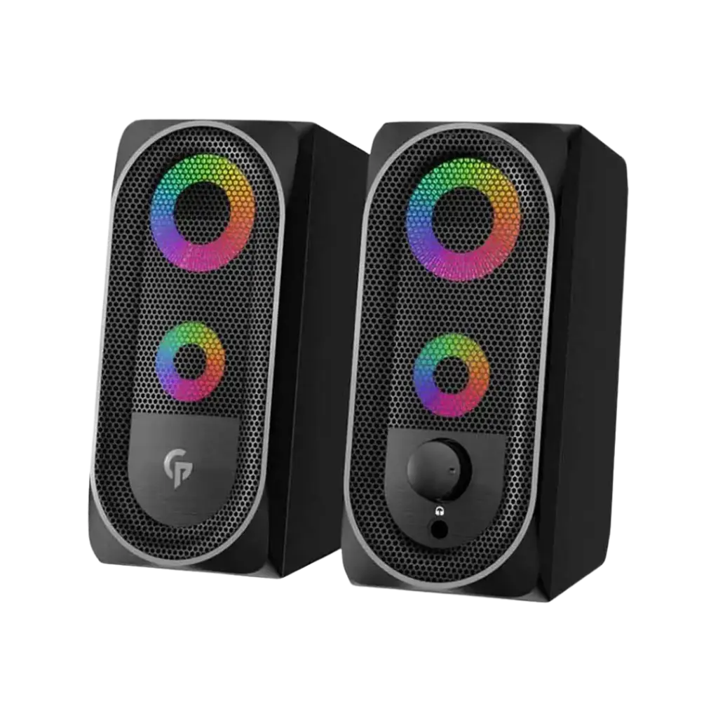 Porodo Gaming Stereo Bluetooth Speakers 10W - Black