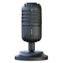 Porodo Gaming Basic Cardioid Microphone with Fixed Stand – Black