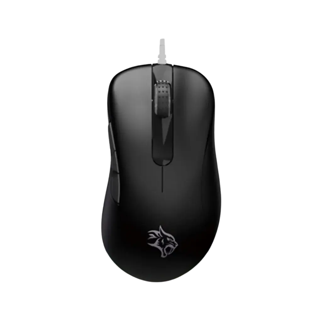 Porodo Gaming BlackHawk 8D Wired Gaming Mouse PWM3389 Sensor with TTC Switch - Black