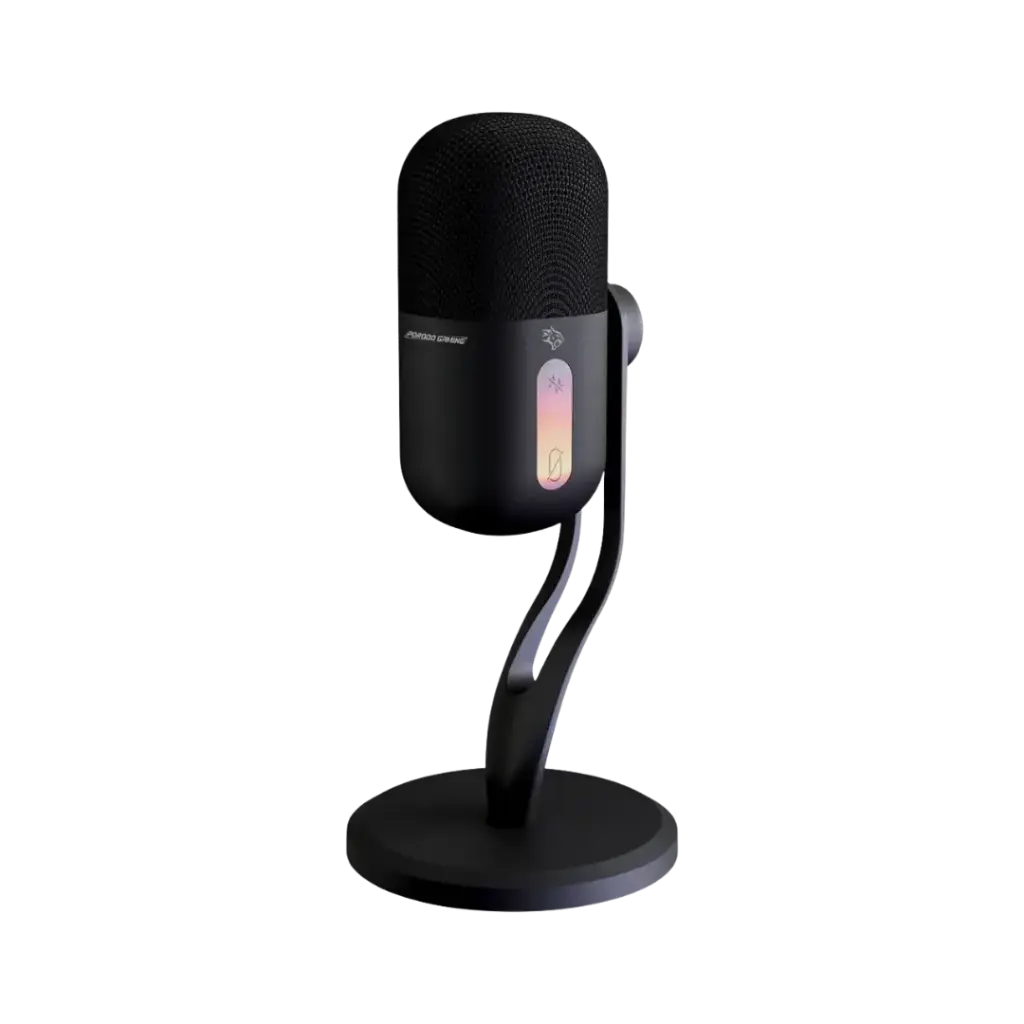 Porodo Gaming Elyx RGB Condenser Microphone with Noise Surppress Button