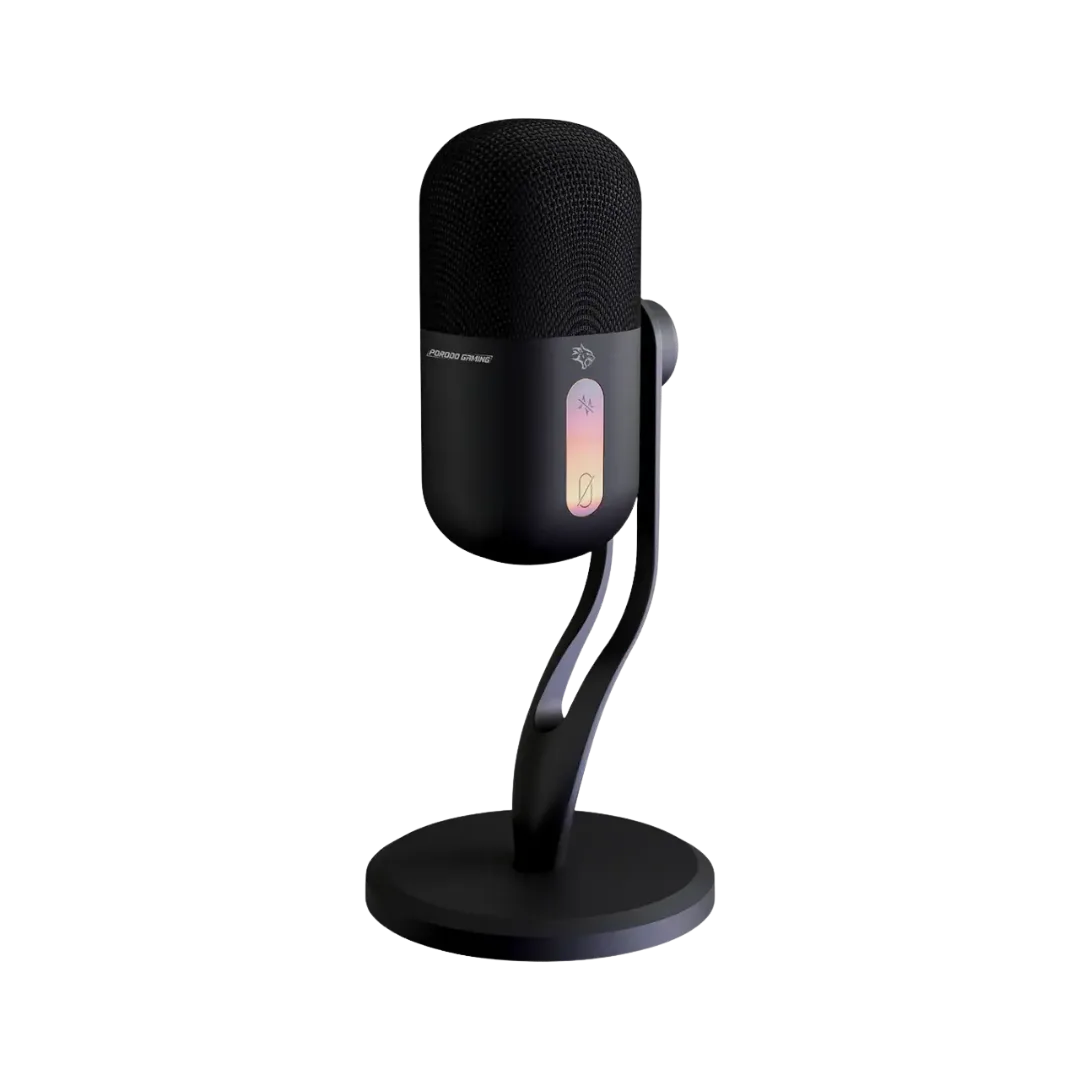 Porodo Gaming Elyx RGB Condenser Microphone with Noise Surppress Button - product