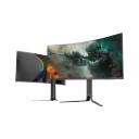 Porodo Gaming Ultra-Wide QHD 200Hz Gaming Monitor with Ergonomic 3-Axis Stand - Black