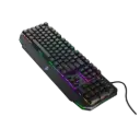 Porodo Gaming Mechanical Gaming Keyboard Ultra With Rainbow Lighting And Aluminum Panel