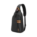 Porodo Gaming Water-Resistant PU Sling Bag With USB-C Port - Black