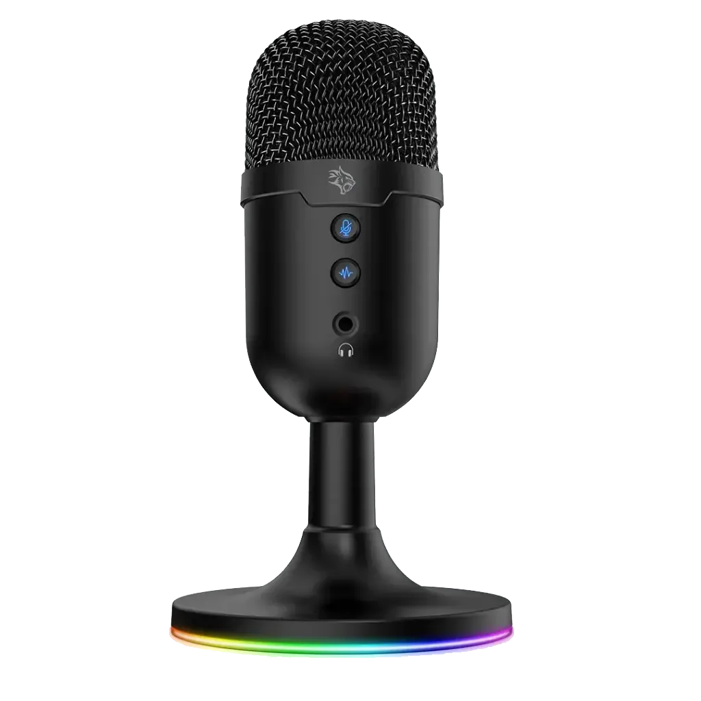 Porodo Gaming Omni-Directional USB Microphone - Black