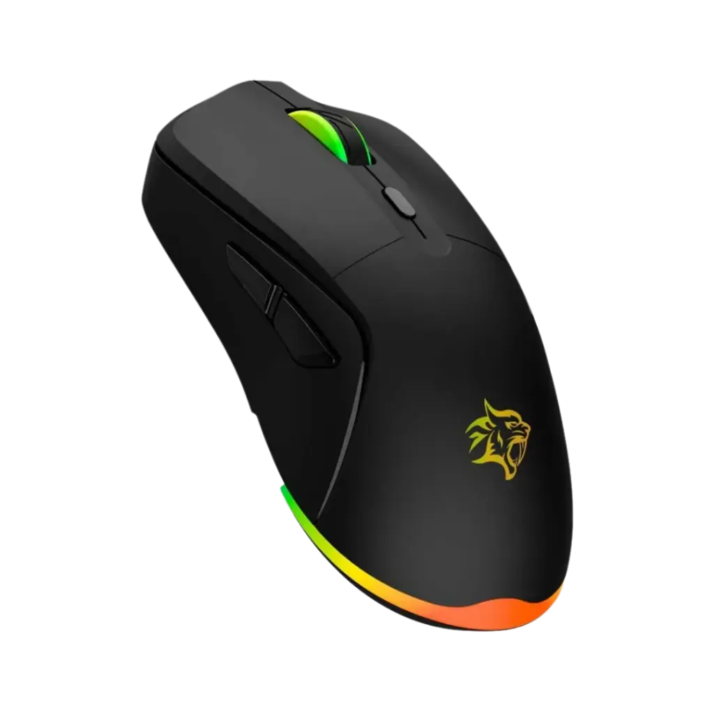 Porodo Gaming Wired Mouse DPI 7200 with RGB Light - Black