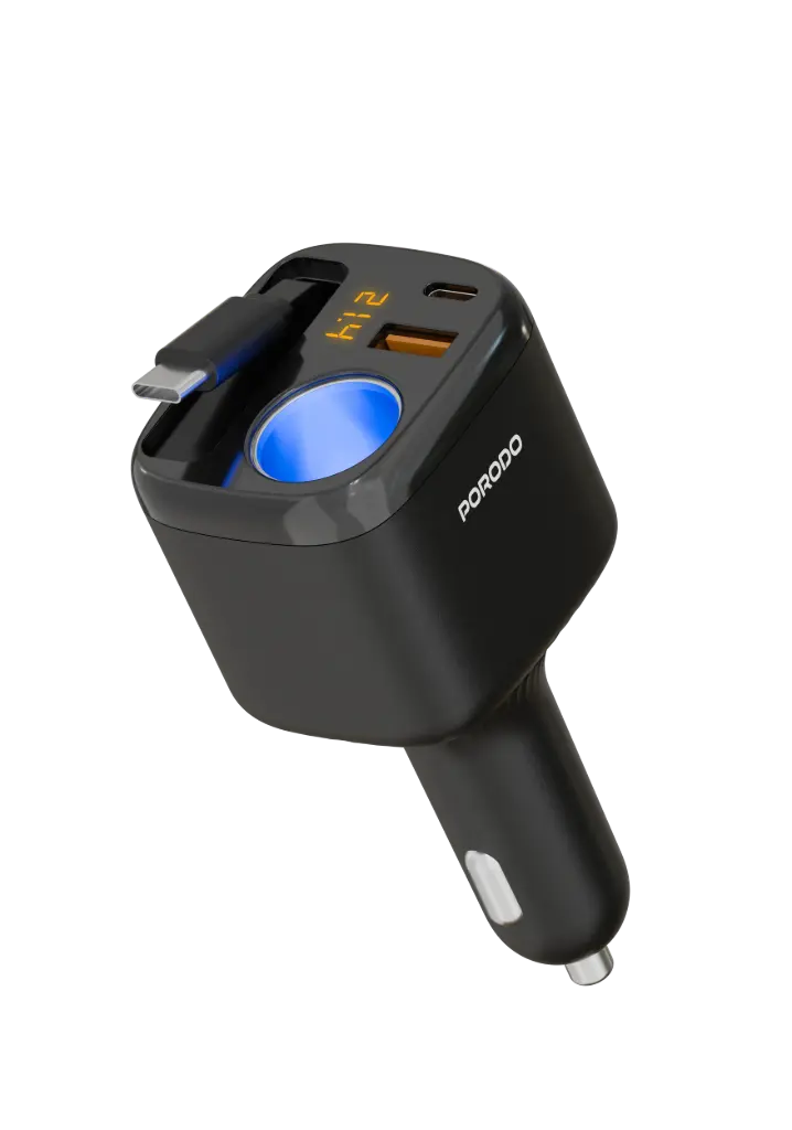 Porodo Apolo Multi-Port Car Charger