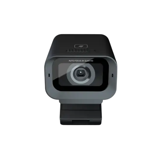 [PDX535-PG] Porodo Gaming 2K 30fps Auto Focus Webcam with in-built Mic and Tripod
