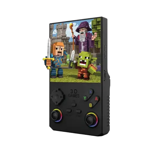 Porodo Gaming 4" Square Display Retro Handheld Game Console