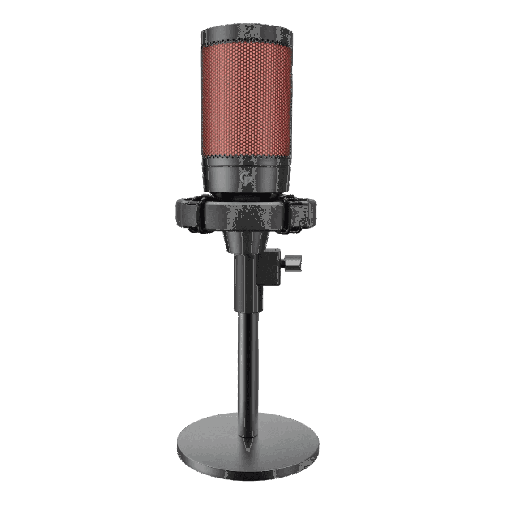 [PDX519-BK-PG] Porodo Gaming Professional RGB Condenser Microphone with Extension Stand - Black