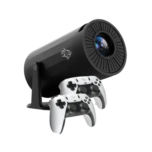 [PDX639-BK-PG] Porodo Gaming Projector with Controllers - Black