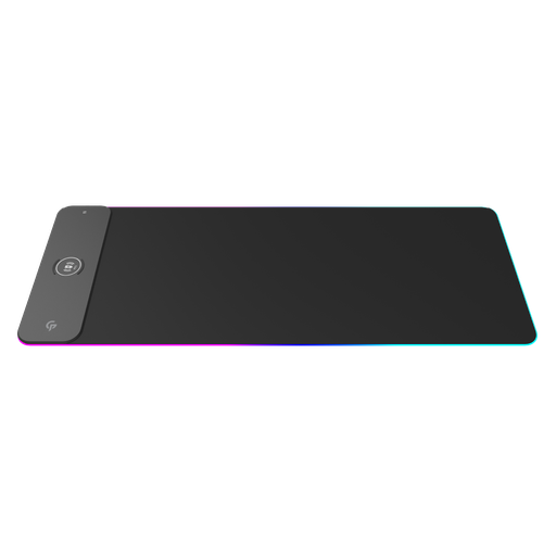 [PDX115-BK-PG] Porodo Gaming RGB Gaming Mouse Pad With 15W Fast Wireless Charger