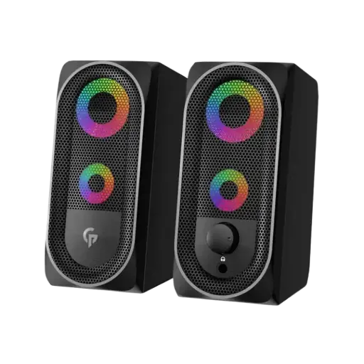 [PDX511BT-BK-PG] Porodo Gaming Stereo Bluetooth Speakers 10W - Black