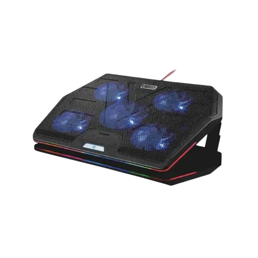 [PDX110-BK-PG] Porodo Gaming Cooling Pad With Multi Fan