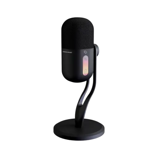 Porodo Gaming Elyx RGB Condenser Microphone with Noise Surppress Button