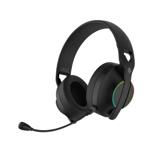 [PDX421BK-PG] Porodo Gaming Triple-Mode Gaming Headphone - Black